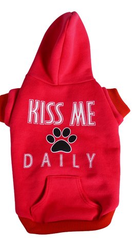 Kiss Me Daily Dog Sweatshirt