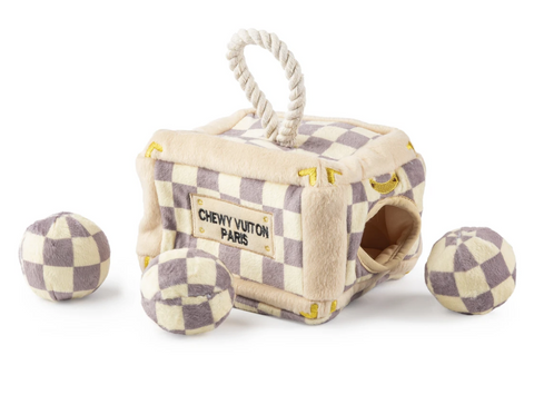 Checker Chewy Vuiton Trunk Activity House