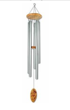 44" Silver Wind Chime