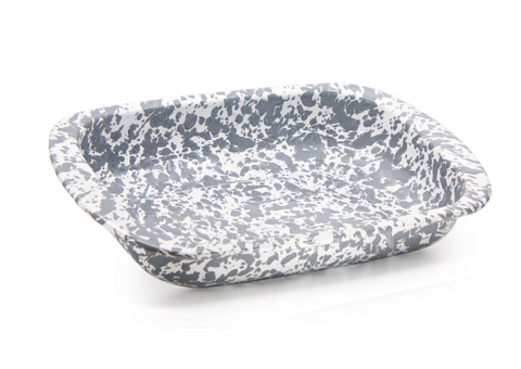 Grey Swirl Baking Pan, Bridal