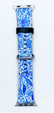Audra Style Blue and White Smartwatch Watch Band