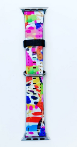 Audra Style Rainbow Abstract Smartwatch Watch Band