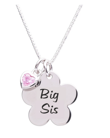 Big Sis Sterling Silver Daisy Necklace