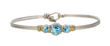 Triple Setting Birthstone Bracelet