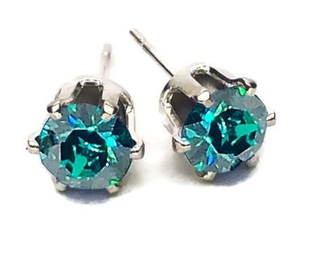 Stud Earrings, May Stone