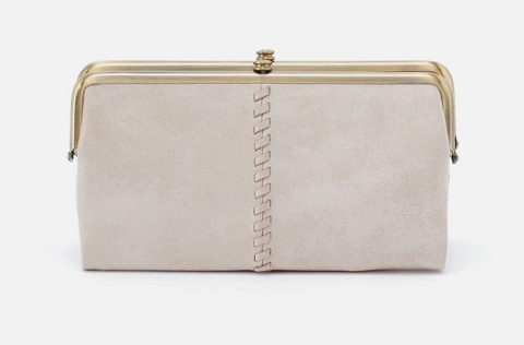 Lauren Clutch Wallet, Pebble