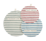 Homemade Dish Covers Set of 3