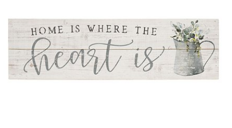 Home is Where the Heart Is Vintage Pallet Board