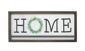 Home Framed Wooden Sign