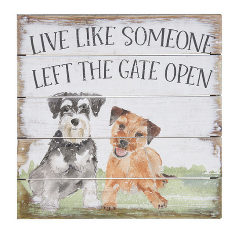 Live Like Someone Petite Pallet Sign