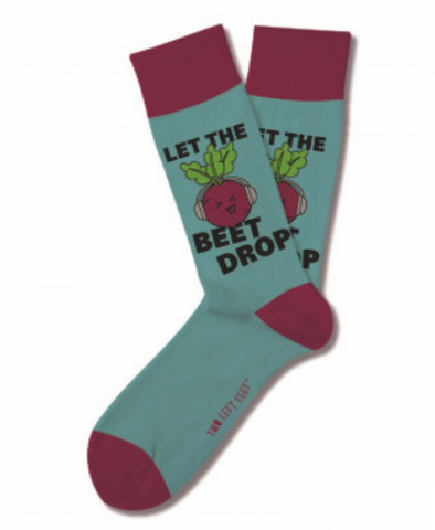 Let The Beet Drop Chatterbox Socks