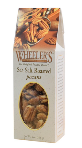 Sea Salt Roasted Pecans, 4 oz. Box