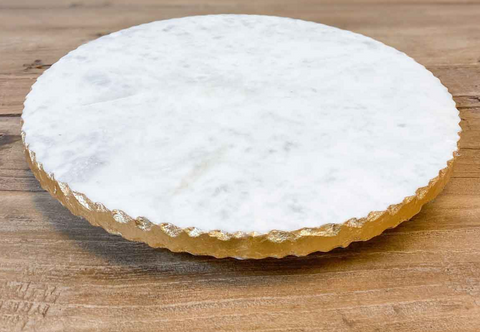 Strasbourg Marble Lazy Susan, 12”