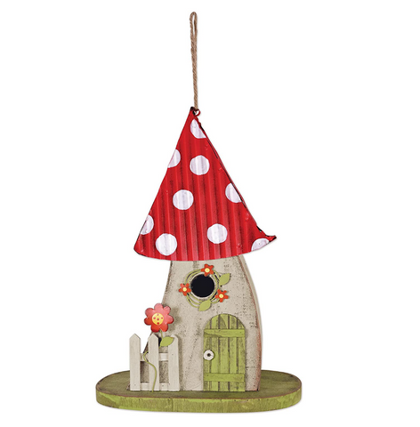 Red Mushroom Birdhouse