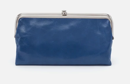 Lauren Clutch Wallet, Atlantis Blue