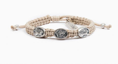 Protection Archangel Michael Kids Tan Bracelet