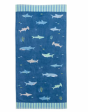 Shark Beach and Bath Towel