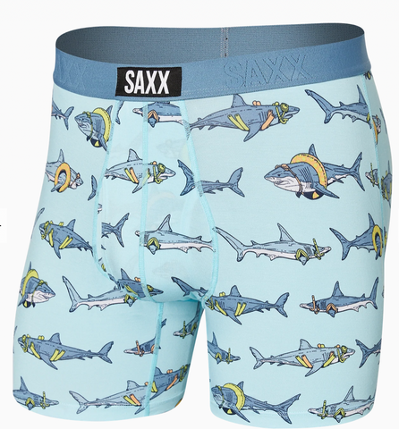 ultra Boxer Brief/Pool Sharks-Sea Glass/Large