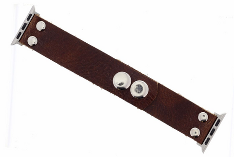 Dusty Watch Band Brown Leather