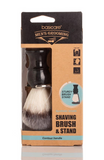 Shaving brush with Stainless Steel Stand