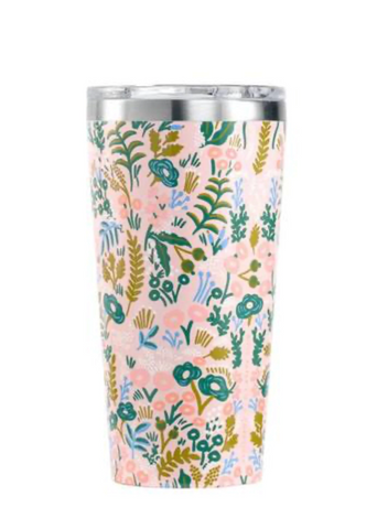 Gloss-Pink Tapestry 16 oz. Tumbler
