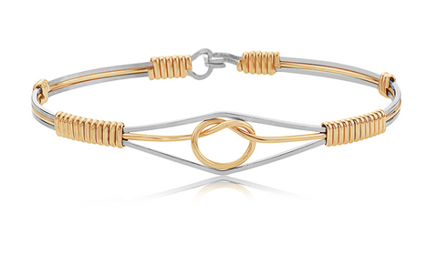 Stronger Together Silver w/Gold Knot 7 1/2