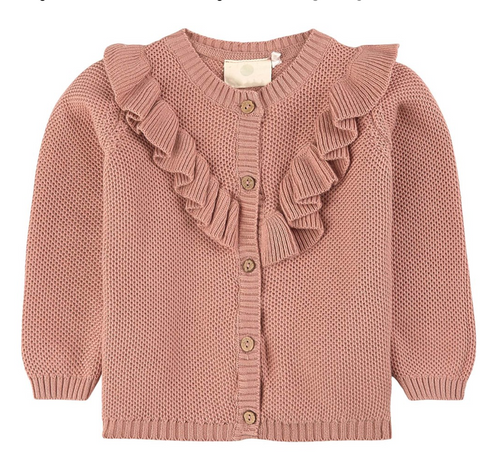 Copy of Knit Cardigan Misty Rose