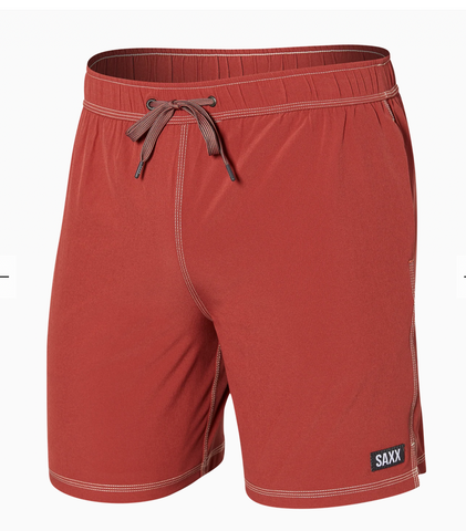 Desert Red - Saxx Swim Trunks