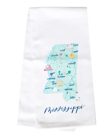 Mississippi Tea Towel