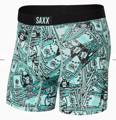Vibe Boxer Brief - Cold Hard Cash - Ice Green