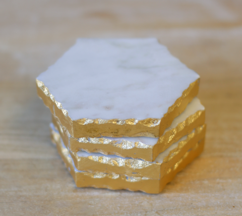 Vernazza Marble Coasters (set of 4), Bridal