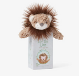 Lion Snuggler Swirl Plush Security Blanket W/ Gift box
