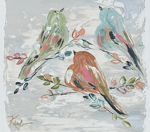 Southern Cotton Mill 3 Bird Painting
