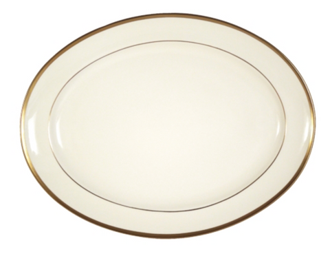 Pickard China Signature China Gold Oval Platter