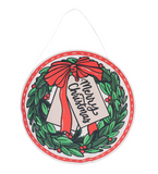 Give Thanks/ Merry Christmas Door Hanger