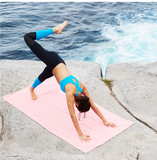 Quick-Dry Yoga, Gym, & Swim Towel-Island Pink