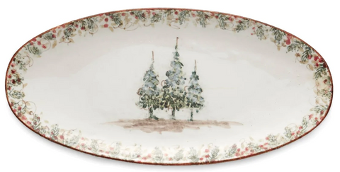 Natale Long Oval Platter