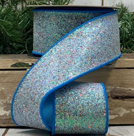 Blue Glitter Confetti