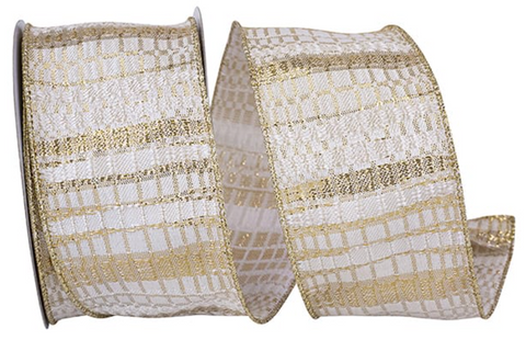 Stripe Brocade Metallic