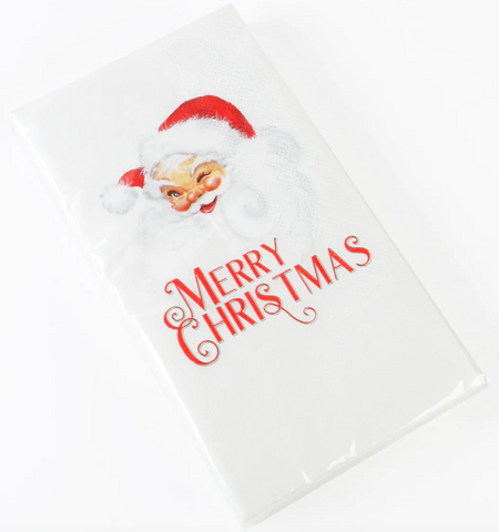 VINTAGE SANTA GUEST TOWEL