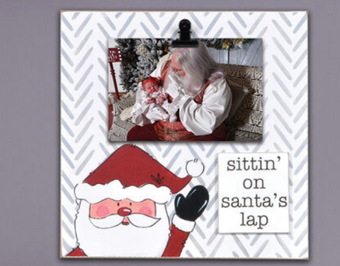 Sittin Santa 11×11 Frame