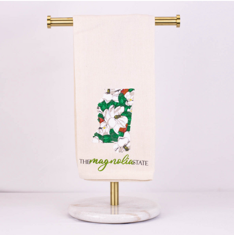 Mississippi Magnolia Hand Towel