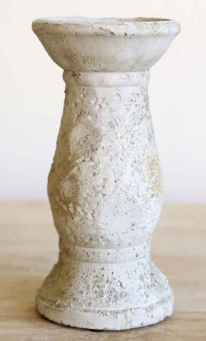 Visby Candle Holder, 7.5",Bridal