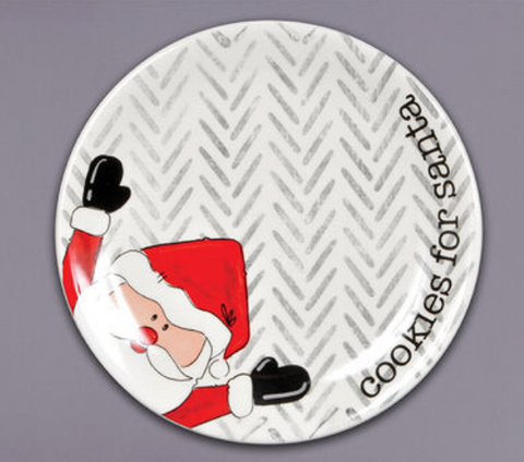 Cookie for Santa Plate