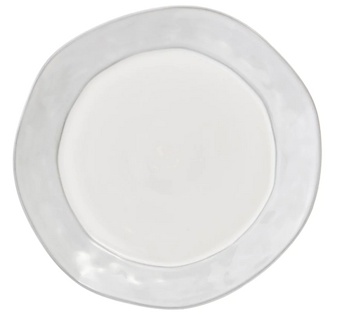 Greige Shimmer Dinner Plate