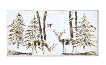 Press Metal Deer Scene