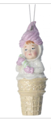 Ice cream Girl Ornaments