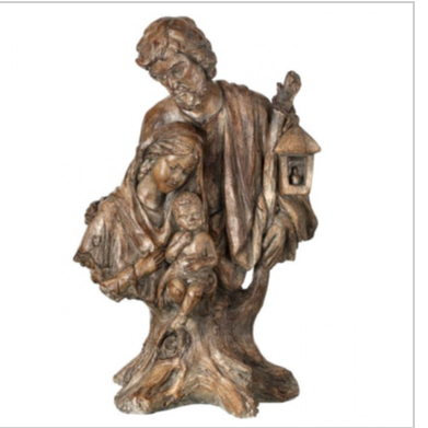 Crafted Driftwood Holy Family