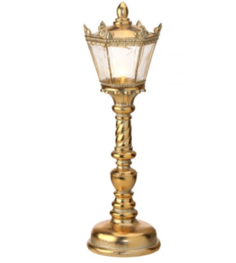 LED Gilded Ornate Lamp Post