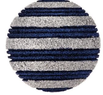 Glitter Stripe Nutcracker Ball Ornament